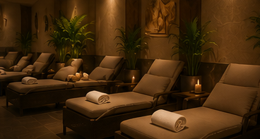 Spa setting at Palazoo